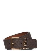 38Mm Logo Reversible Belt Brown Michael Kors Accessories