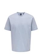 Onsfred Rlx Ss Tee Noos Blue ONLY & SONS