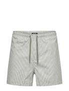 Onsted Stripe Seersucker Swim Noos Grey ONLY & SONS