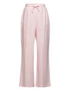 Grcamille Linen Pants Pink Grunt