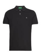 H/S Polo Shirt Black United Colors Of Benetton