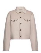 Short Wool Cashmere Jacket Beige Filippa K