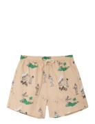 Tennis Swim Trunks Beige Pompeii