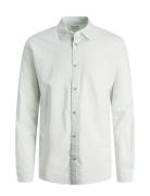 Jjesummer Linen Blend Shirt Ls Sn White Jack & J S