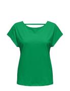 Onlmay Life S/S Open Back Top Box Jrs Green ONLY