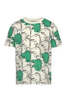 Allover Printed T-Shirt Green Tom Tailor