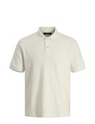 Jprblucliff Ss Polo Ln Cream Jack & J S