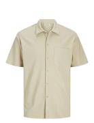 Jormykonos Plisse Resort Ss Shirt Green Jack & J S