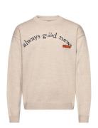 Good News Jumper Beige Pas De Mer