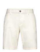 Slim-Fit Chino Cotton Bermuda Shorts White Mango