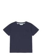 Essential Cotton-Blend T-Shirt Navy Mango