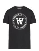 Ola Junior Tirewall T-Shirt Gots Black Double A By Wood Wood