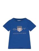 Archive Shield Ss T-Shirt Blue GANT