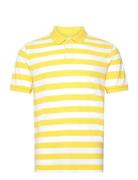 Stripe Ss Pique Polo Yellow GANT