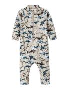 Nmmzilo 3/4 Uv Suit Patterned Name It