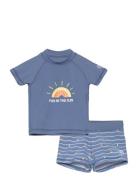 Baby T-Shirt Set S/S Blue Color Kids