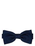 Solid Silk Bow Tie Navy Portia 1924