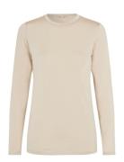 Callia O-Neck Tee Beige Second Female