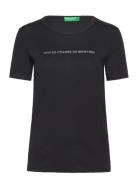 T-Shirt Black United Colors Of Benetton