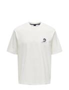 Onsmilo Rlx Coast Ss Tee White ONLY & SONS