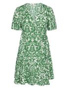 Yasgreena 2/4 Wrap Dress S. Green YAS