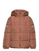 Jacket Puffer Detachable Sleev Brown Lindex