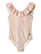 Swimsuit Marie-Louise Patterned Wheat