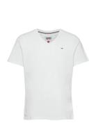 Tjm Original Jersey V Neck Tee White Tommy Jeans