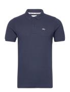 Tjm Slim Placket Polo Navy Tommy Jeans