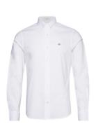 Slim Poplin Shirt White GANT