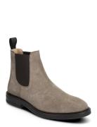 Booties - Flat - With Elastic Grey ANGULUS