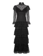 Joelle Lace Maxi Dress Black Malina