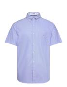 Reg Oxford O.shield Ss Shirt Blue GANT