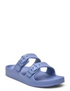 Flip Flops Buckles Blue Mango