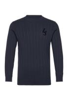 Club Emblem Crew Neck Jumper Navy Lyle & Scott