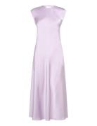 Peggy A-Line Slip Dress Purple Bardot