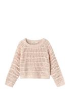 Nmfhilla Loose Short Knit Lil Pink Lil'Atelier