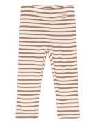 Legging Modal Striped Brown Petit Piao