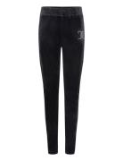 Diamante Velour Legging Black Juicy Couture