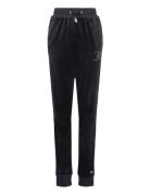 Luxe Diamante Velour Slim Joggers Black Juicy Couture