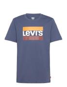 Levi's® Long Sleeve Graphic Tee Shirt Navy Levi's