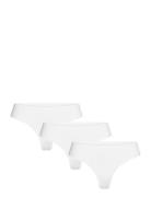 Pcnamee Thong 3-Pack Noos White Pieces