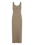 Drewgz Sl Logo Dress Beige Gestuz