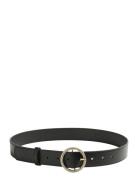 Pcnyana Glitter Buckle Jeans Belt Black Pieces