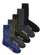 Jacmelted Smile Socks 5 Pack Jnr Patterned Jack & J S