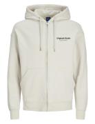 Jorvesterbro Sweat Zip Hood Noos Cream Jack & J S