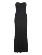 Adoni Strapless Midi Dress Black Bardot