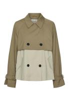 Yasturbo Short Trenchcoat Beige YAS