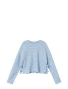 Nkflinnea Ls Loose Short Knit Blue Name It