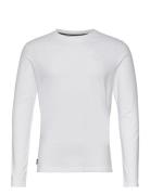 Essential Logo Long Sleeve Top White Superdry